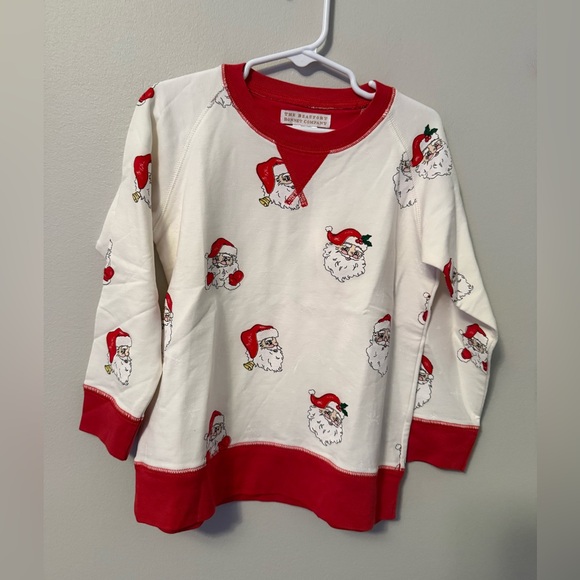 The Beaufort Bonnet Company Other - The Beaufort Bonnet Company Red and White Santa Crewneck